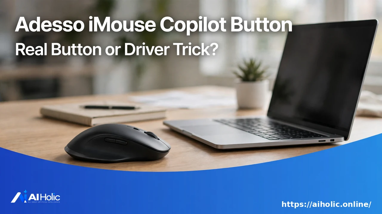 adesso imouse wireless mouse with ai copilot button featured