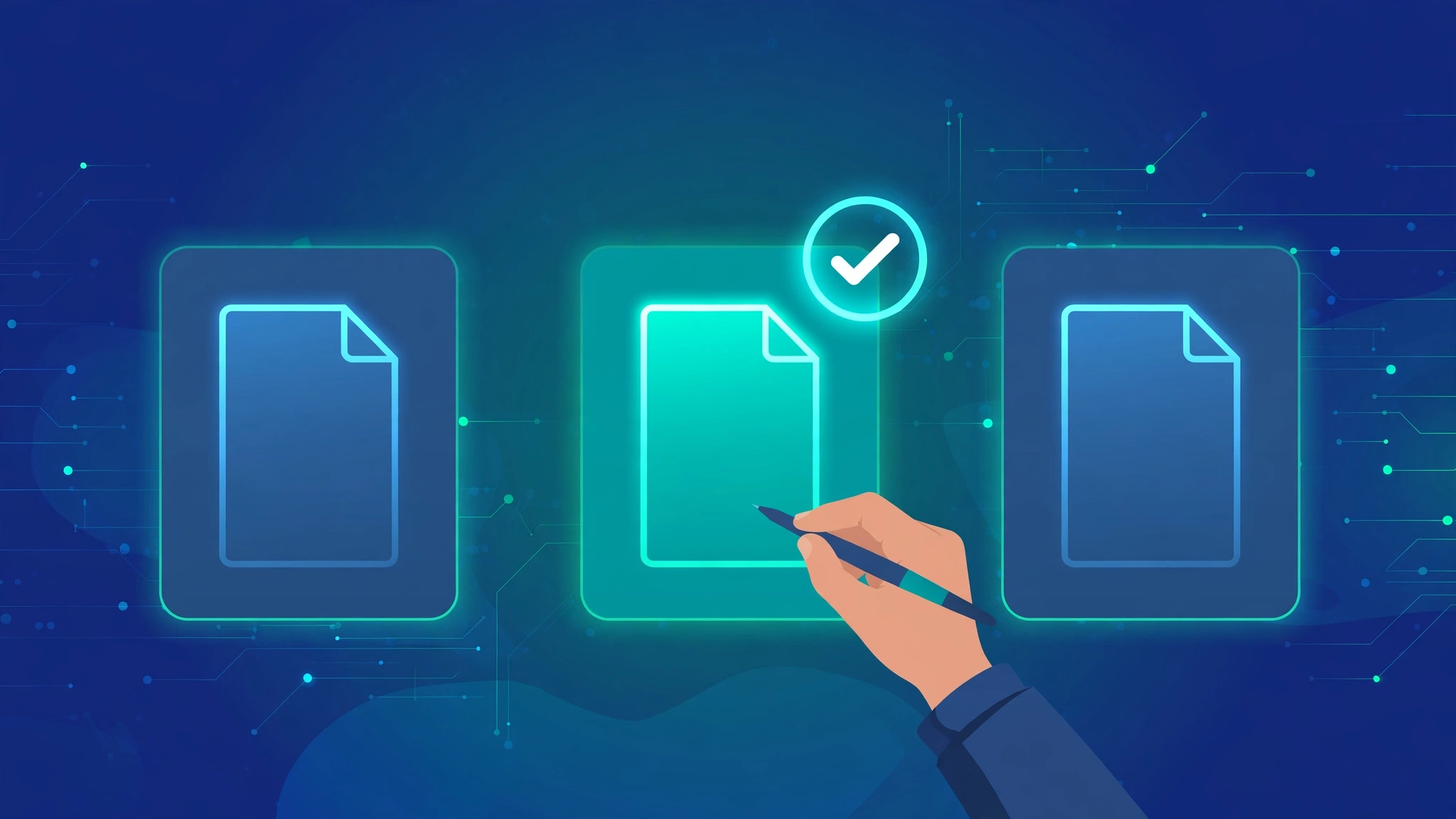 Choosing the best rewrite from three versions