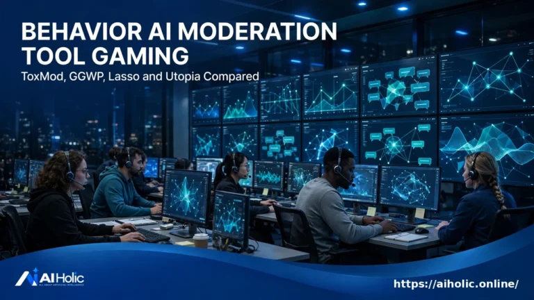 Behavior AI Moderation Tool Gaming: ToxMod, GGWP, Lasso and Utopia Compared
