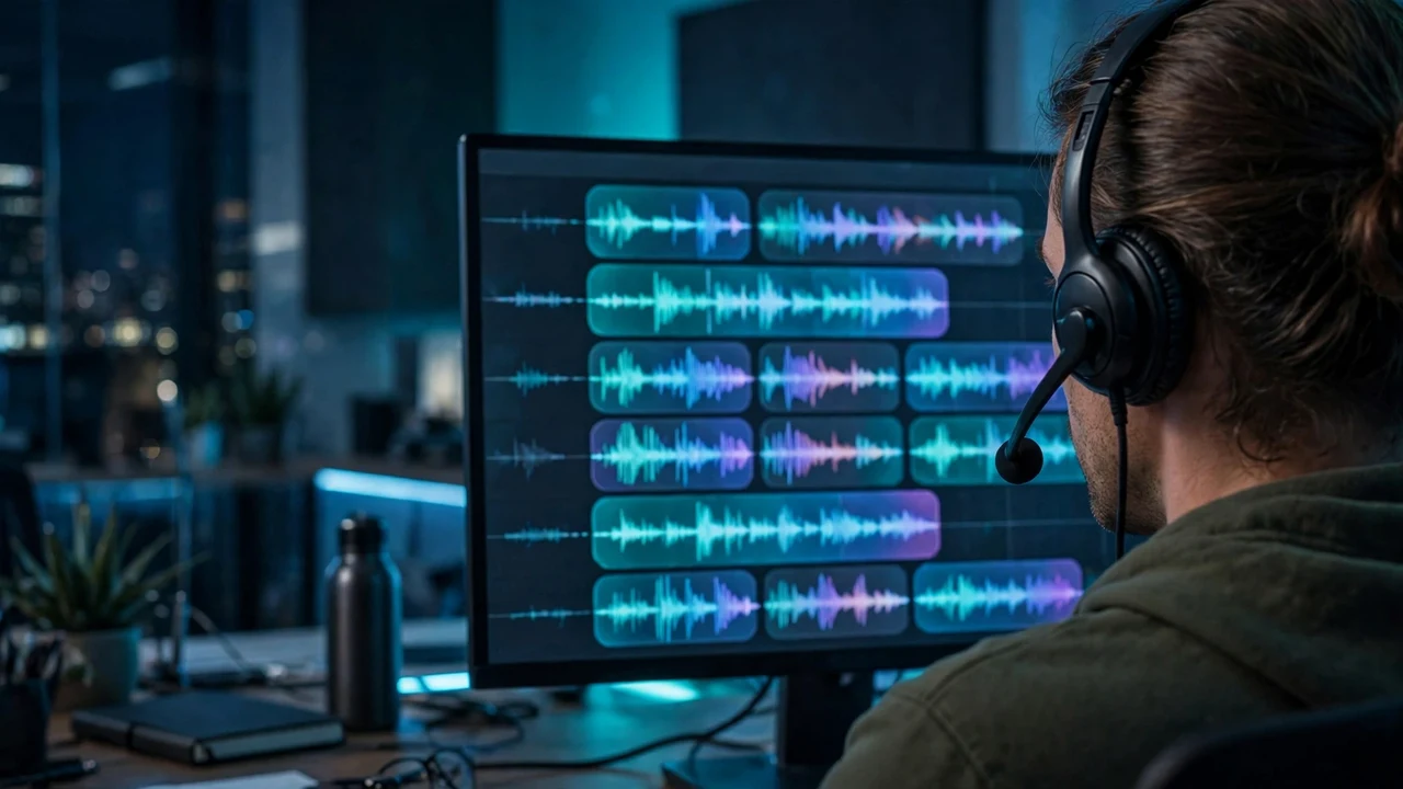 Behavior AI Moderation Tool Gaming: The Main Platforms Compared 3 A human moderator reviewing flagged voice chat clips with timestamps on a screen