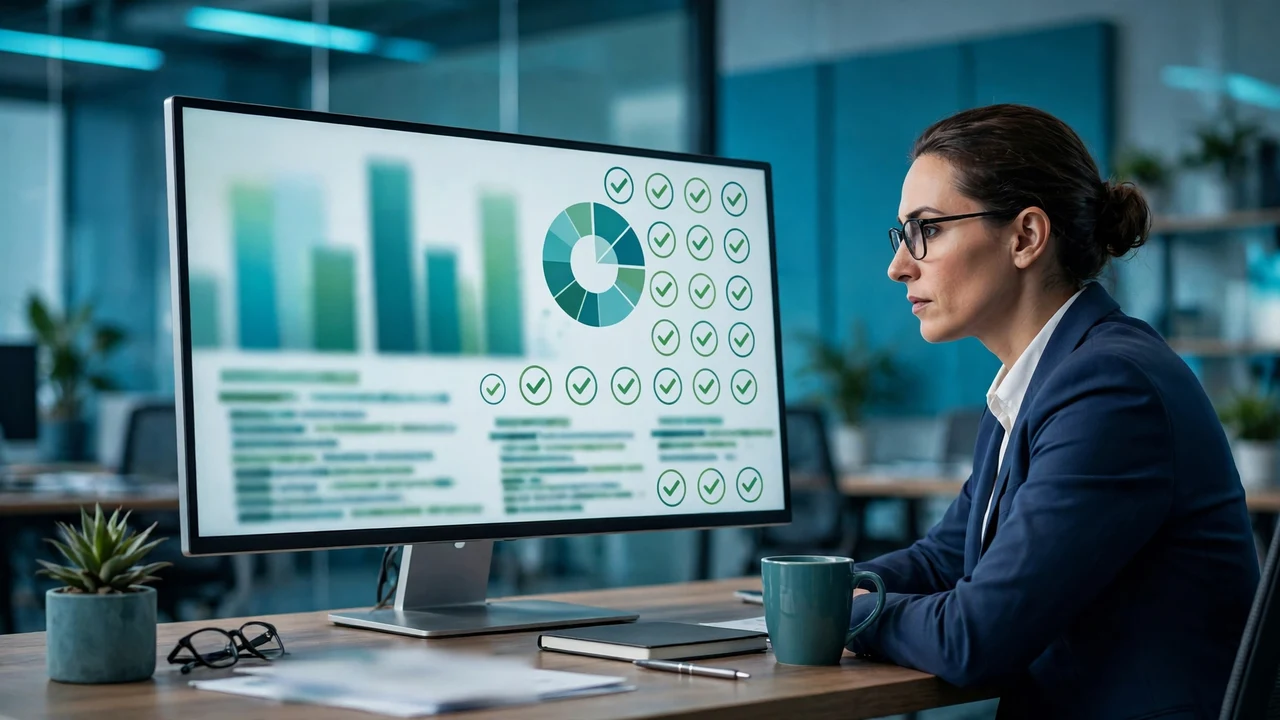 An auditor reviewing a single dashboard of AI approvals and logs